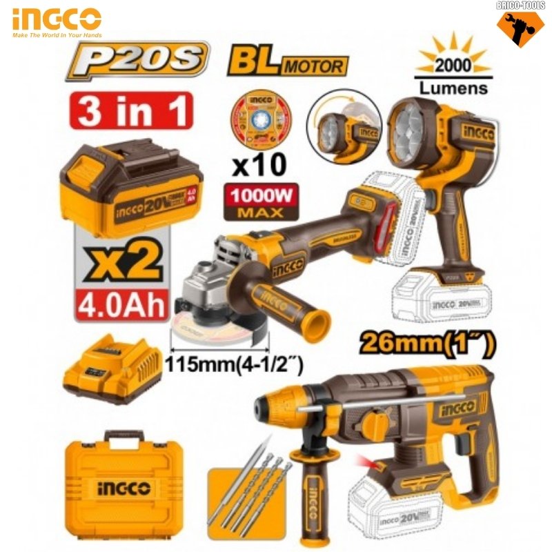 CORDLESS 3 PCS COMBO KIT COSLI250183
