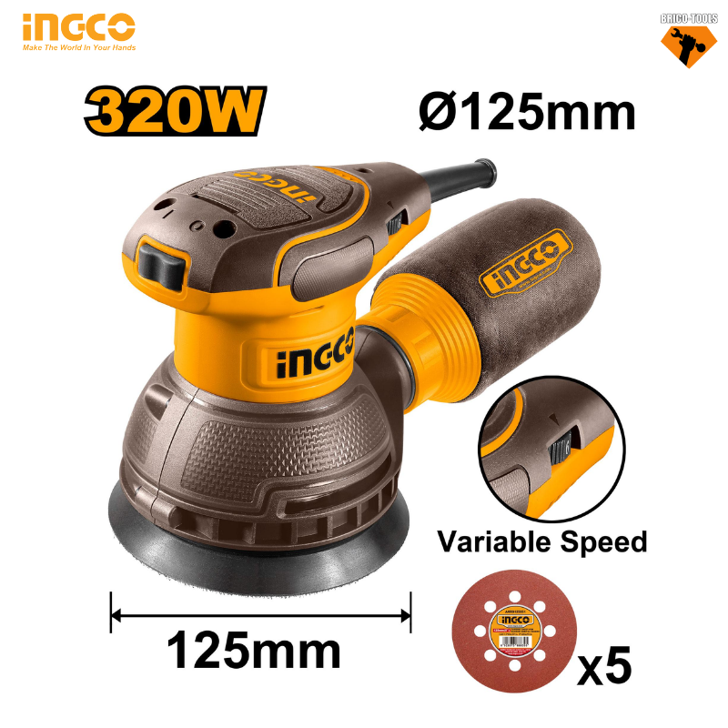PONCEUSE ROTATIVE INGCO 320W  RS3216