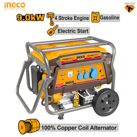 GROUPE ÉLECTROGÈNE 9 KVA INGCO GE90006RC