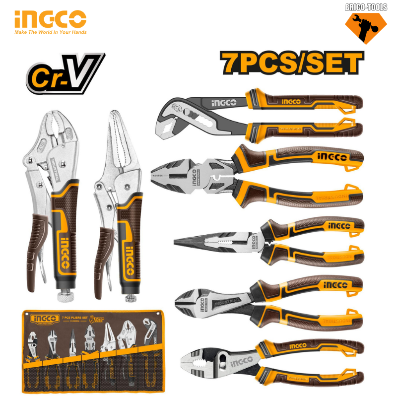PACK 7PCS PINCES INGCO COS23036