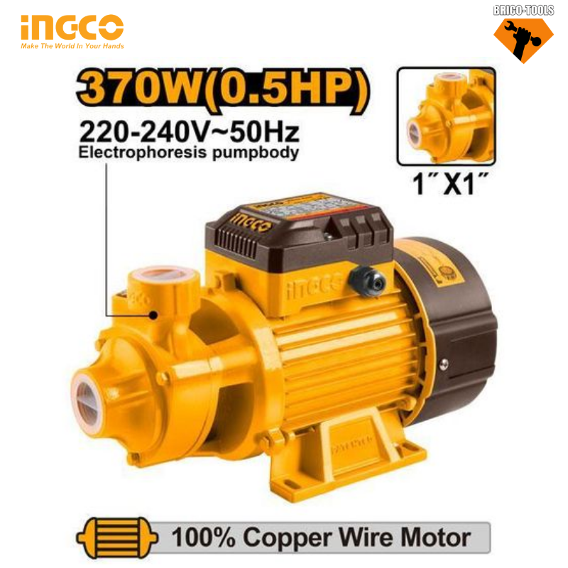Pompe À Eau 0.5 HP 370W INGCO VPM37028