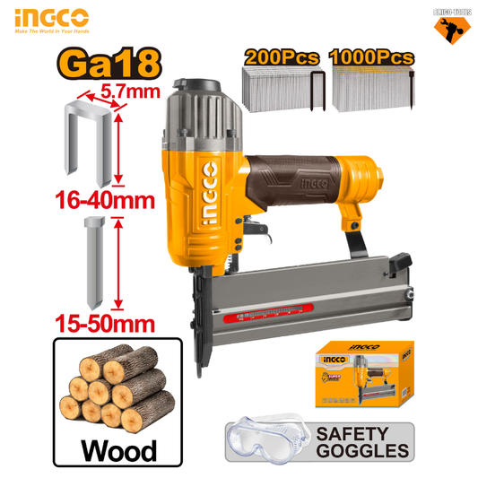 AGRAFEUSE PNEUMATIQUE 2 EN 1 INGCO ACN50401