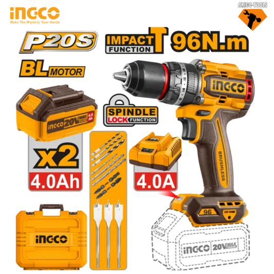 VISSEUSE INGCO 96 N.M BRUSHLESS CIDLI20968