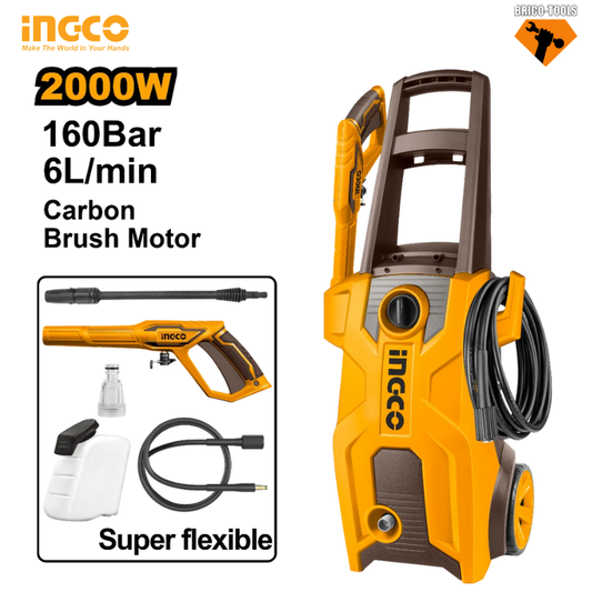 NETTOYEUR HAUTE PRESSION INGCO 2000W HPWR20018