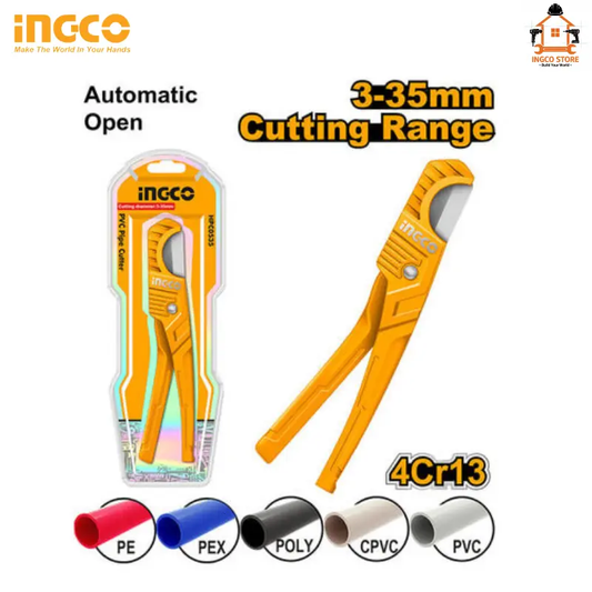PLASTIC PIPE CUTTING SCISSORS INGCO HPC0535
