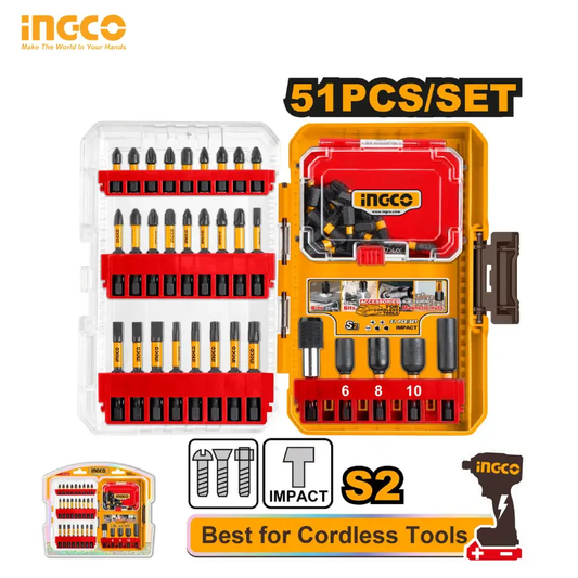 ENSEMBLE DE 51 EMBOUTS DE TOURNEVIS À PERCUSSION AKDL25106